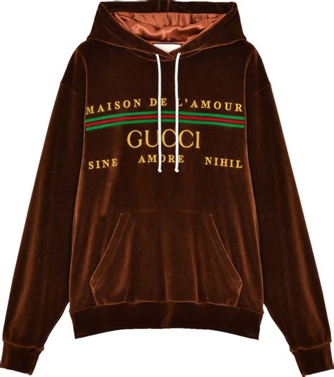 gucci hoodie brown|cheapest gucci hoodie.